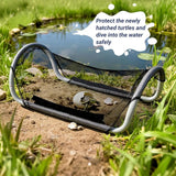 Vicenpal Koi Castle Cave for Pond Outdoor Fish Hideout for Koi Pond Decorations Predator Protection Tunnel for Ponds Aquariums Terrariums, 24" x 14" x 9"(24 x 14 x 9 Inch)