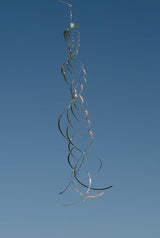 In the Breeze Mylar Spinner Silver Turbulance — 36" Long