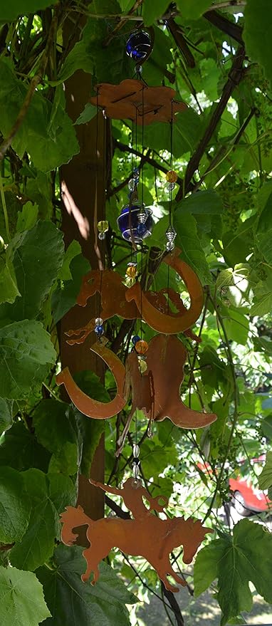 Sunset Vista Designs Horsing Around Wind Chime, Small