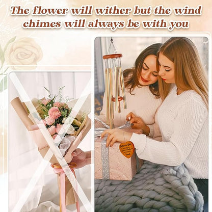 Sister in Law Gifts, Mothers Day Funny Gift for Sister in Law - Wind Chimes, Birthday, Wedding, Engagement, Thanksgiving Gifts