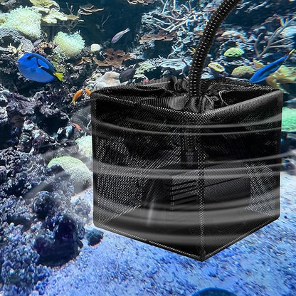 10 Inch Pond Filter Box,Pond Pump Filter Bag,Anti-Clogging Pond Filter,Suitable for Ponds, Waterfalls, Koi Ponds and Swimming Pools.