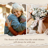 Aurahouse Mimi Gifts, Gifts for Mimi Wind Chimes, Mimi Mothers Day Birthday Gift, Mimi Gift for Grandma Women from Grandkids for Thanksgiving, Valentines Day, Christmas, 25.5"