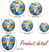 Christian Cross Acrylic Suncatcher, Boho Suncatchers for Window Hanging Ornament, Stained Glass Effect Indoor Outdoor Garden Decor for Mother's Day, Mom, Grandma, Wife, Women