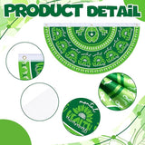 6 Pcs Mental Health Awareness Bunting Fan Flag Mental Health Garden Half Fan Banner Decoration for Mental Health Awareness Indoor Outdoor Yard Decor, 1.5 x 3 ft