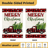 Seasonal Garden Flags for Outside, 12x18 Double Sided Yard Flags Outdoor Holiday Decor Set of 12 Small Burlap Welcome Garden Flags for All Seasons (Seasonal 01)