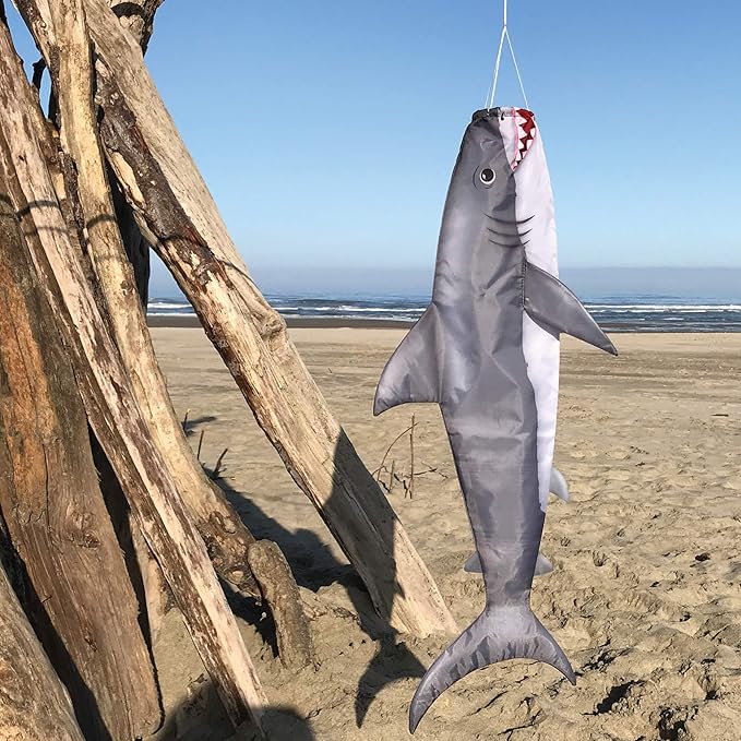 In the Breeze 5154 — Baby Shark 30-inch Fish Windsock-Realistic Fishsock