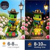 Solar Turtle Garden Decor, Animal Statue Lights for Outdoor, Mothers Day Mom Gifts, Thanksgiving, Birthday, Fairy Garden Accessories,Patio,Yard,Balcony Decorations, Lawn Ornament, Housewarming
