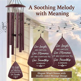 Birthday Gifts for Best Friends Women Men, 33.5" Wind Chimes for Best Friends Forever, BFF Bestie Birthday Gifts for Women Female, Long Distance Friendship Gift for Friend Soul Sister