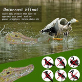 Floating Lifelike Alligator Head – A Protective Must-Have for Garden Ponds, Alligator-Shaped Decoration for Garden Ponds and Water Features, Duck Deterrent, and a Vivid Predator Replica