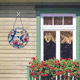 Hummingbird Suncatchers for Windows Hanging Garden Suncatcher Acrylic Window Hanging Panels Decor Gifts for Mom Friend Grandma Wife Housewarming Birthday Home 5.9 * 5.9inc/15 * 15cm (C)