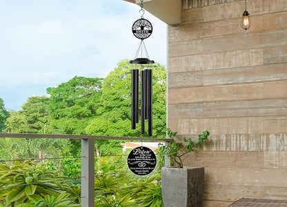 Wind Chimes for Outside, Sympathy Gifts for Loss of Loved One, Personalized Sympathy Wind Chimes, Memorial Gifts for Loss of Father, Windchimes in Memory of a Loved One Rememberance Gift for Loss
