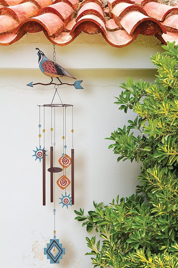Sunset Vista Designs 93755 Wind Chime (Quail, 34-inch Height)