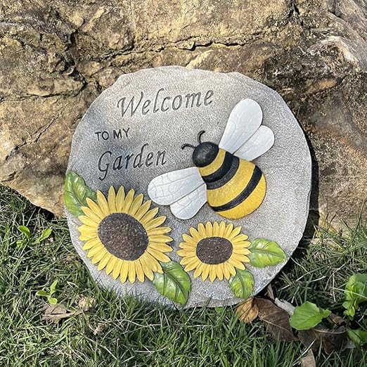 Yardwe 1pc Garden Stepping Resin Outdoor Decor for Pathways and Lawns Eye- Garden Ornament for Unique Landscape Aesthetics Easy to Install