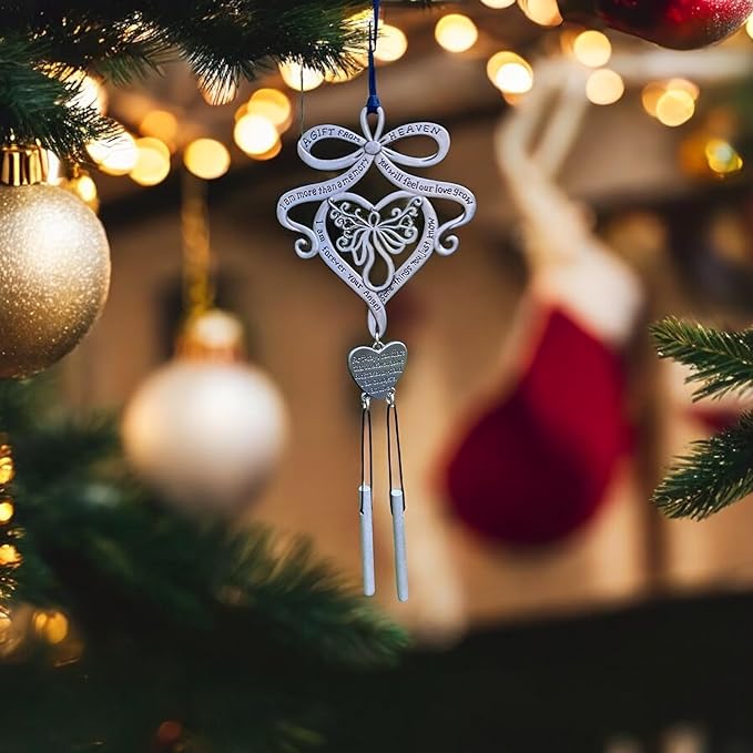 A Gift from Heaven Windchime Reminds us of a Loved One Passed- Every Breeze Reminds us of Spouses,Parents, Children, Pets Who Have Passed & This Chime is Their Way of Hugging Us from Beyond 8X 2 x 5