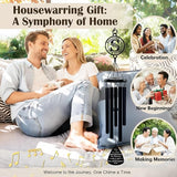 Personalized Housewarming Wind Chimes New Home Gift Custom House Warming Gifts for New Apartment Couple Outdoor Hanging Home Decor Decoration