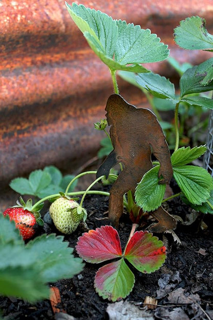 Bigfoot Walking Spike (Small Flowerpot Spike) - Lawn and Garden Ornament - Bigfoot/Sasquatch/Yeti Gift - Made and Manufactured in USA