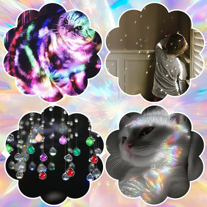 Suncatcher Crystal Prism Ball 20mm, Multicolor Crystal Ball Rainbow Prism Pendants Window Hanging Decor for Home, Garden, Party, Gift 20 Pack