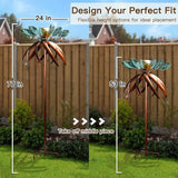 Wind Spinners for Yard and Garden, Wind Spinners Outdoor Large Metal, 77 inch Kinetic Wind Spinner & Wind Sculptures, Windmill Decor