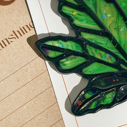 Leaf Handmade Resin Suncatchers, Artisan Boho Sun Catcher Stained Glass Effect Window Hanging Garden Decor, Gift for Mother's Day Mom Grandma Wife Women