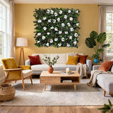 Expandable Fence Privacy Screen for Balcony Patio Outdoor,Decorative Faux Ivy Fencing Panel,Artificial Hedges