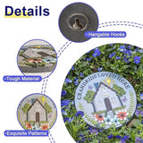 Grandma Garden Stepping Stone Yard Walkway Step Stone Grandma Gifts from Grandchildren Home Outdoor Decor Lawn Concrete Stepping Stones with Sayings Outside Decorations