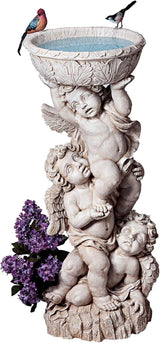 Design Toscano Three Cherubs with Urn Statue