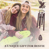 Aurahouse Best Friend Birthday Gifts for Women, 37'' Hummingbird Friend Wind Chimes, Christian Bestie Friendship Gifts for Women, Religious Birthday Gift for Woman Friendship, Friendsgiving Gift