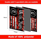 We The People 1776 Flag Double Sided 12x18in Outdoor Betsy Ross 13 Star American Constitution Flags for Yard Lawn Home Garden Decor Flag