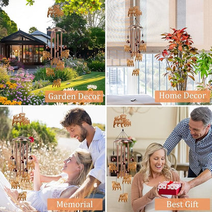 Pug Gifts for Pug Lovers - Pug Gifts Wind Chimes for Women Men, Pet Dog Owners Birthday Housewarming Christmas Festival Present, Wind Chimes for Outside Porch Patio Yard Garden Decor