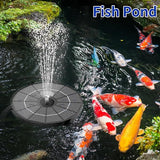 AISITIN 3.5W Solar Water Fountain with Storage & Integrated Bracket, Floating Solar Fountain Pump with Nozzles for Bird Bath, Garden, Pond, Pool, Aquarium and Outdoor