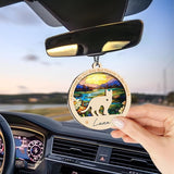Cat Memorial Ornaments, Christmas Xmas Tree Ornament Window Hanging Car Sympathy Gift for Loss of Pet Bereavement Keepsake Remembrance Gifts for Cat Lovers Holiday Decoration PO235