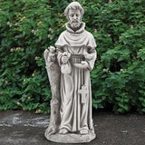 YOLENY St Francis Garden Statue Outdoor, 30.7" H Saint Francis of Assisi Statue Outside Religious Sculpture for Patio Decor