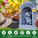 Cartoon Peeking Statue Creative Garden Accent Home Office Resin Art Sculpture Weather Garden Sculpture