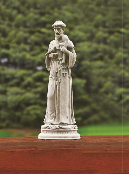 Roman Exclusive St. Francis Garden Statue, 24-Inch, Made of Resin Stone