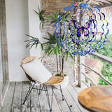 Metal Wind Spinners Outdoor Hanging Wind Spinner for Yard and Garden Decor for Outside,12In 3D Stainless Steel Butterfly Wind Chime Gifts of Christmas for Women Mom