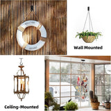 Ceiling Hooks for Hanging Plants 20Pcs Black