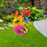 Briarwood Lane Garden Gerber Daisies Metal Art