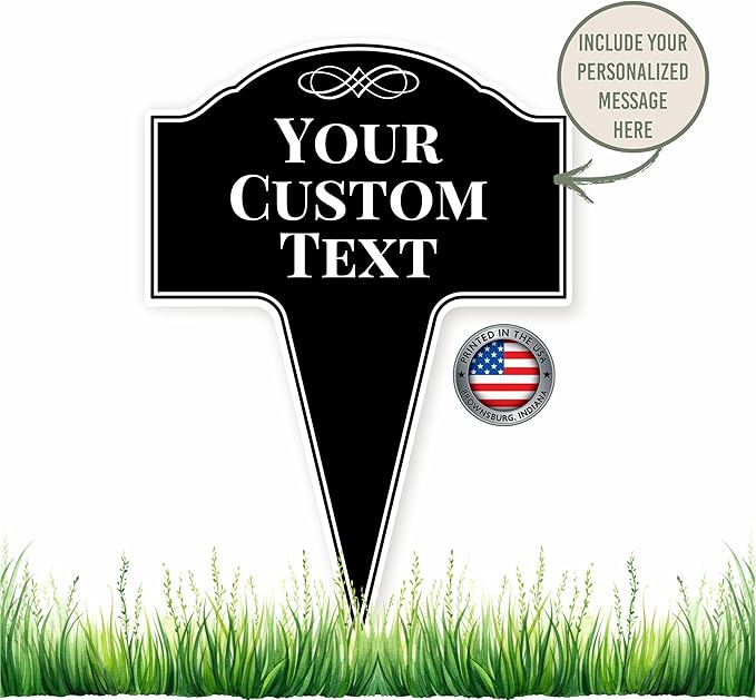 Personalized Aluminum Yard Stake Sign 10x14
