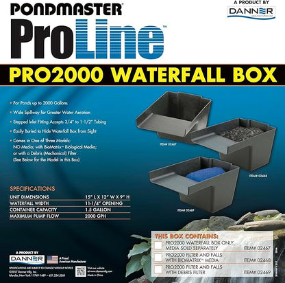 Danner Manufacturing., Inc. ProLine Pro2000 Waterfall Box, 02467