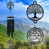 25th Wedding Anniversary Wind Chime Gifts for Parents Couple Husband Wife Friends Keepsake Decoration for Home or Garden