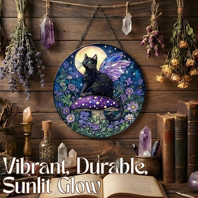 Acrylic Suncatcher Indoor Colorful Window Hanging Ornament Outdoor Sun Catcher Panel for Home Decor Car Garden Crystal Gift Floral Butterfly Acrylic Suncatcher