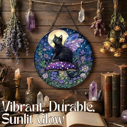 Acrylic Suncatcher Indoor Colorful Window Hanging Ornament Outdoor Sun Catcher Panel for Home Decor Car Garden Crystal Gift Floral Butterfly Acrylic Suncatcher