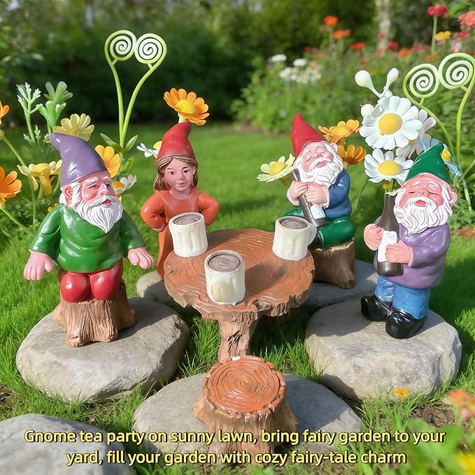 mini Gnomes, Fairy Garden Accessories,Fairy Garden,mini Gnomes Figurines,gnome Figurines,mini gnome,Small Gnomes Figurines,Miniature Garden Figurines,mini Resin Gnomes,Small gnome