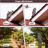 Fake owl Statue Decor, Fake Owls Waterproof for Garden Plant Orchard, Plastic owl Decor for Outside Indoor Home Patio Garden Yard Home Outdoor Decor