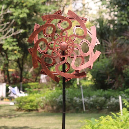 Garden Wind Spinner Outdoor Yard Spinner Metal Wind Spinner for Lawn & Patio Yard Art