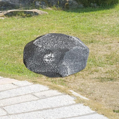 Baoblaze Fake Rock Landscape Decoration Photo Ornaments Landscaping Lightweight Faux Stone Sculpture Realistic for Porch Yard Garden, 30x22x19cm