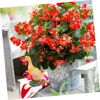 POPETPOP Garden Ornament Figurine Decoration for Home Office and Garden Charming Outdoor Lawn Statue for Creative Decor and Pleasant Atmosphere