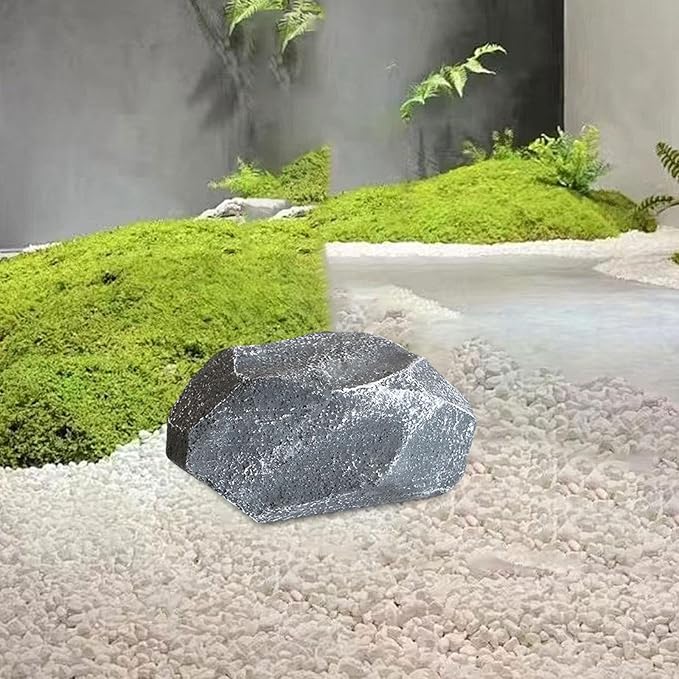 Imitation Rock Landscape Decoration Weather Resistant Sturdy Lightweight Foam Natural Texture Realistic for Yard Lawn Garden, 20x13x13cm