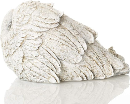 Joseph's Studio by Roman - 6" H Baby Sleeping in Angel Wings Garden Statue, Outdoor Decor, Religious Gifts, Mothers Day