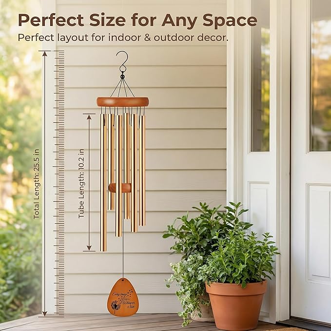 Wedding Gifts for Couple Wind Chimes, Engagement Wedding Registry Items Gifts for Couples 2026 Newlyweds, Bridal Shower Gift for Bride, Anniversary, Registry Gift for Couple